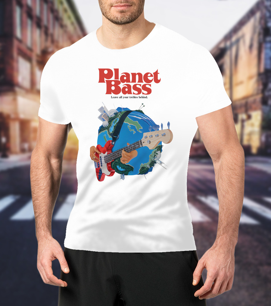 Planet Bass Leave All Your Trebles Behind T-Shirt