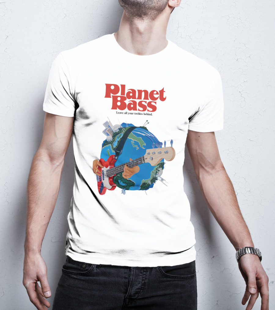 Planet Bass Leave All Your Trebles Behind T-Shirt