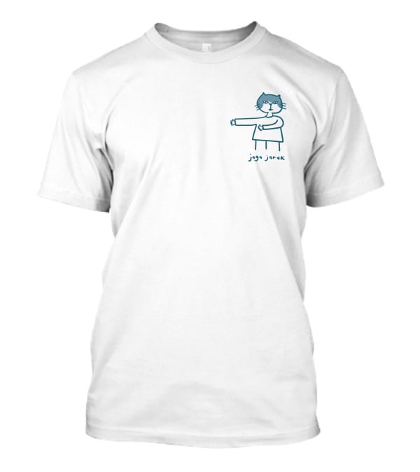 Ann Jaafar Jaga Jarak Cat Icon Social Distancing Reminder T-Shirt