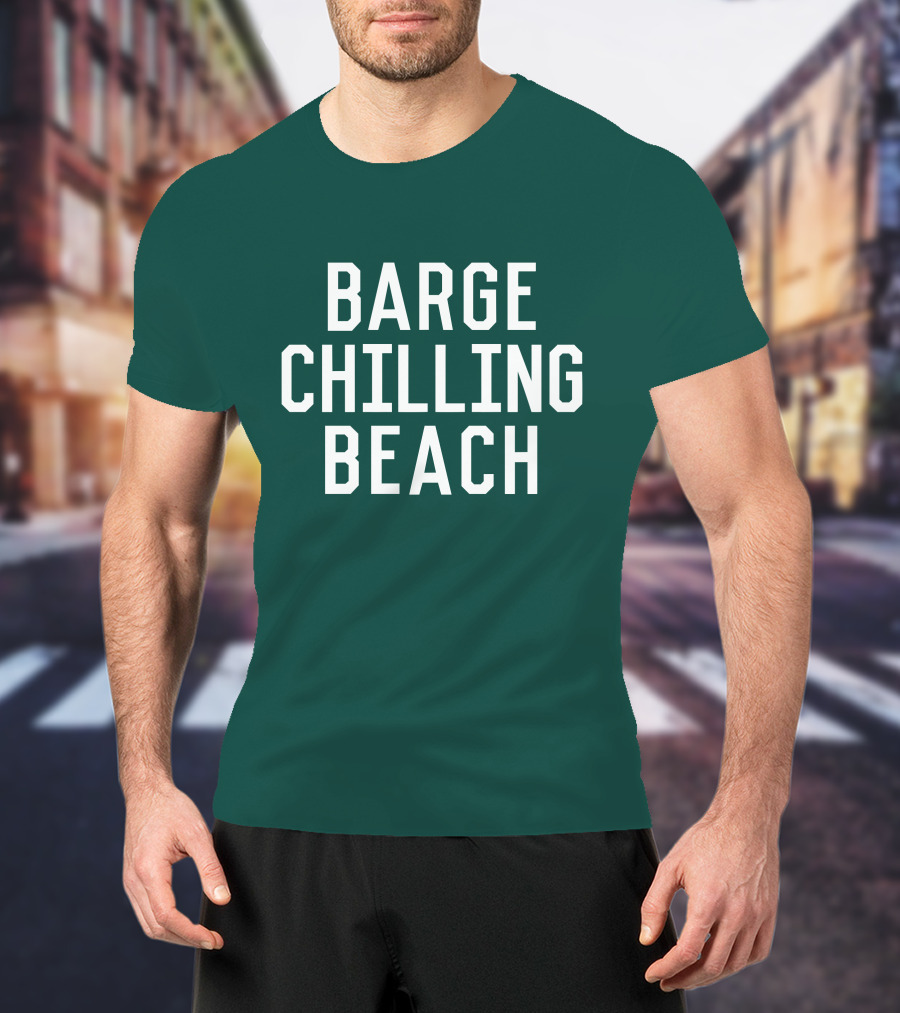 Barge Chilling Beach English Bay Vancouver Park BC Is Awesome T-Shirt