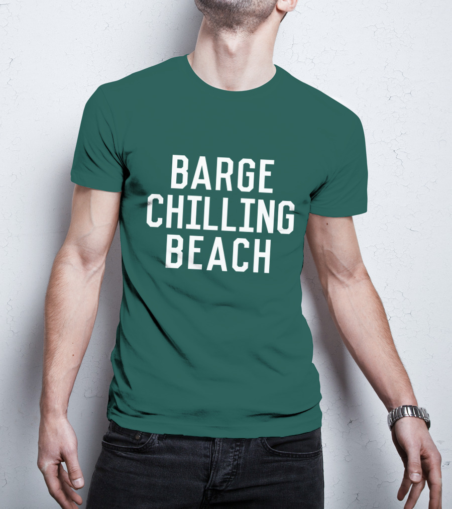 Barge Chilling Beach English Bay Vancouver Park BC Is Awesome T-Shirt