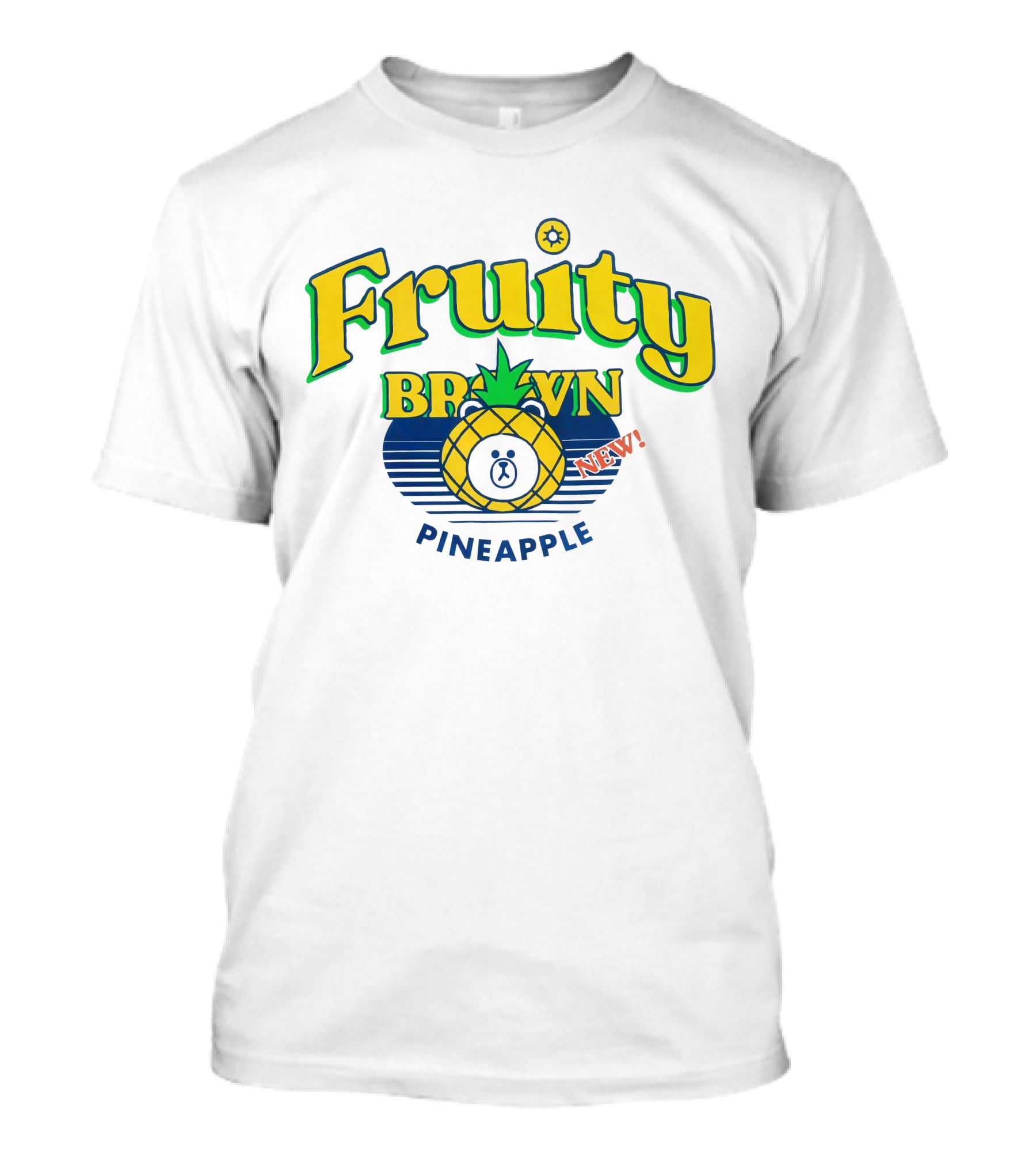 Fruity Brown Pineapple New T-Shirt