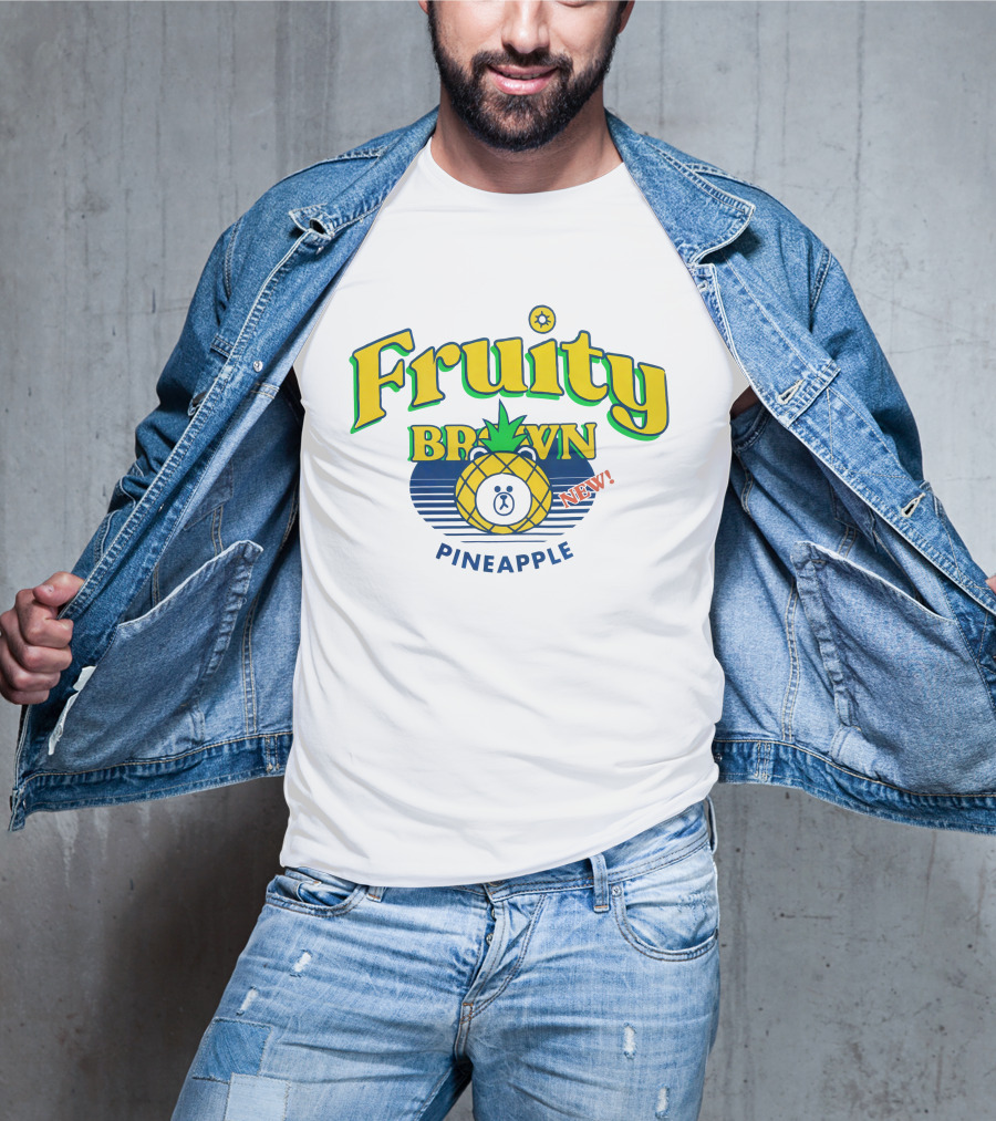 Fruity Brown Pineapple New T-Shirt