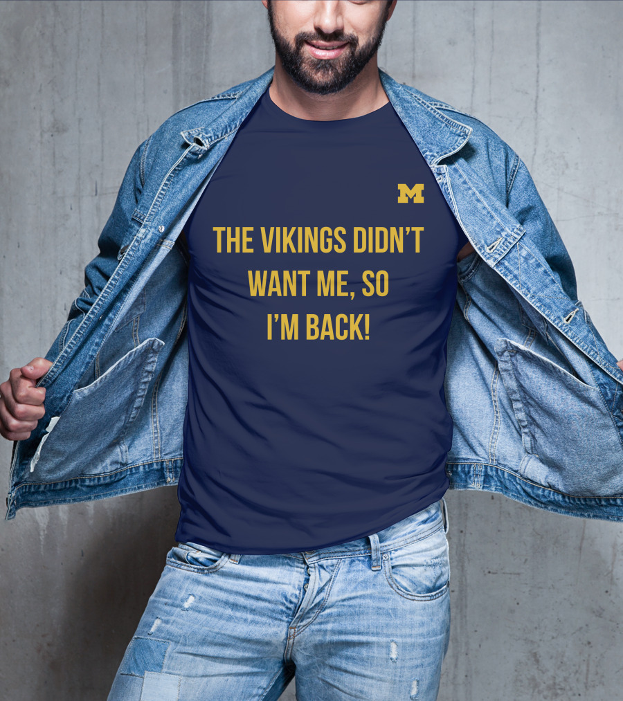 Spartans Jimbo The Vikings Didn't Want Me So I'm Back M T-Shirt