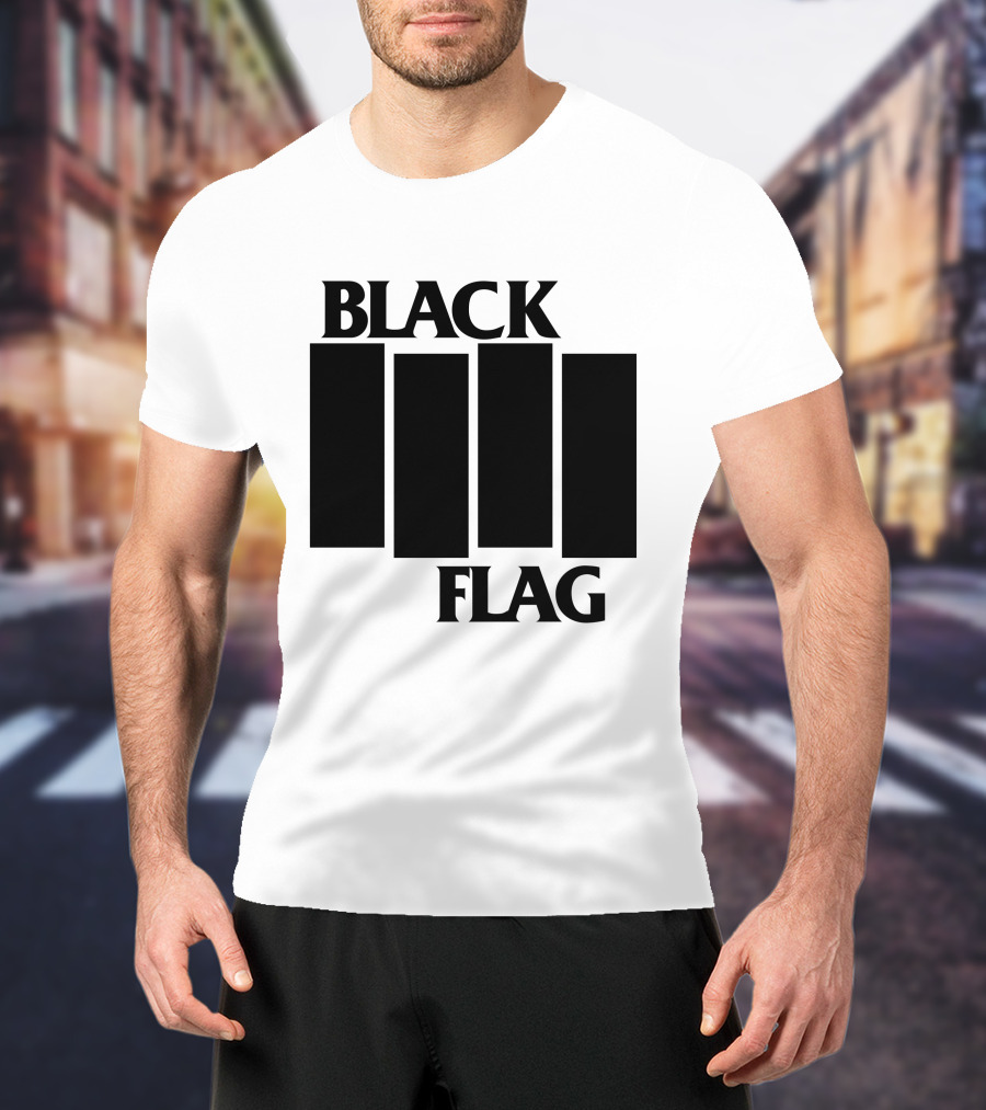 Bad Boy Chef John Goodman Black Flag T-Shirt