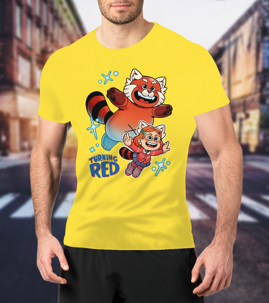 Turning Red Mario Bros 3 Redz The Artist T-Shirt