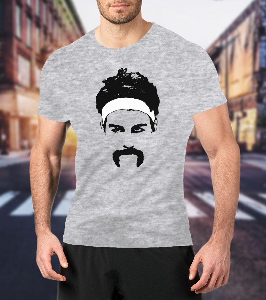 Drew Timme Mustache Gonzaga Fan Big Head T-Shirt