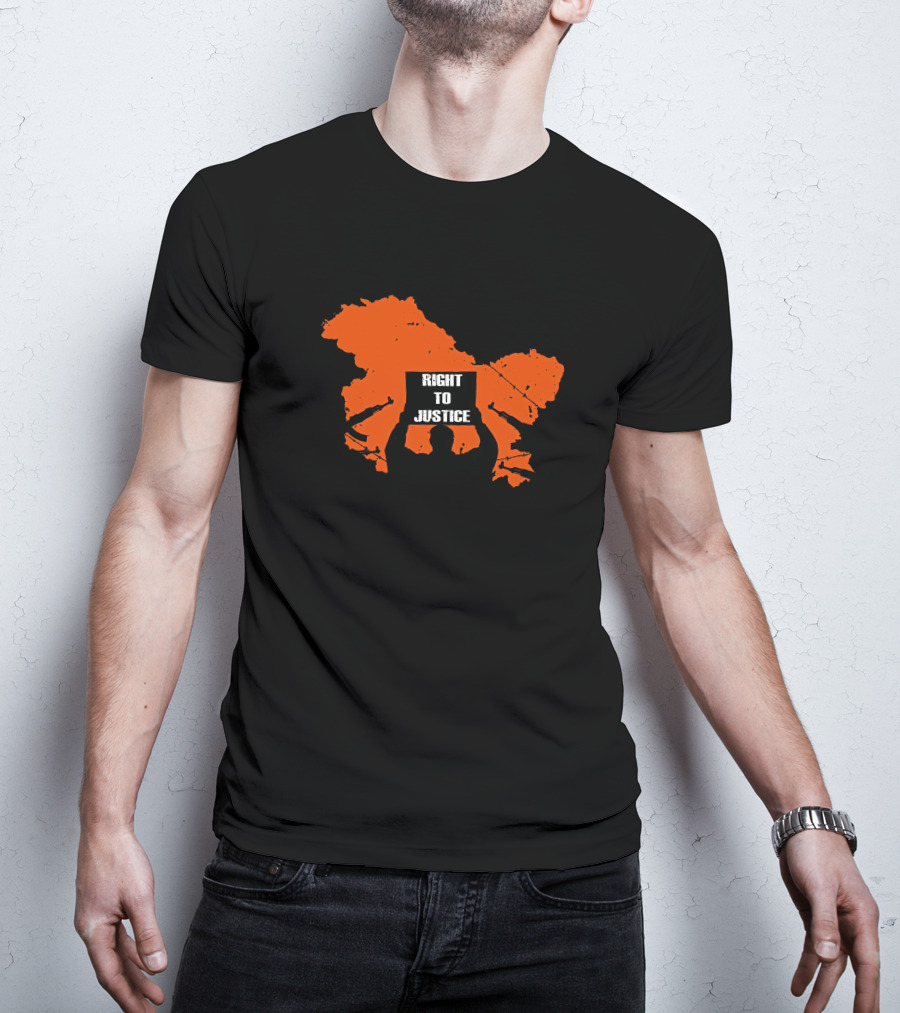 Vivek Ranjan Agnihotri Right To Justice Genocide Akshay Dhanak Kashmir Map T-Shirt