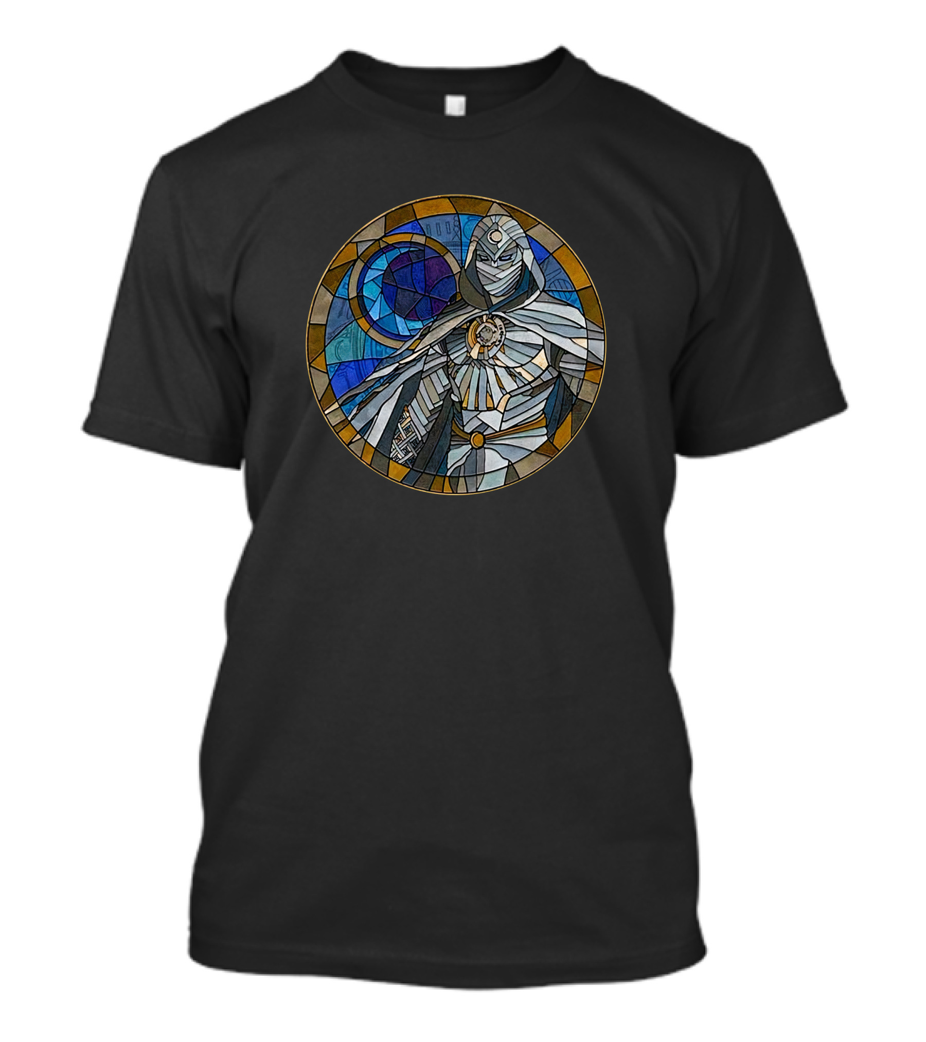 Disney Marvel Moon Knight Stained Glass Hottopic Moon T-Shirt