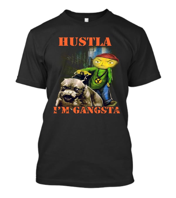 Hustla I'm Gangsta Vintage 90's Stewie MikeDiva T-Shirt