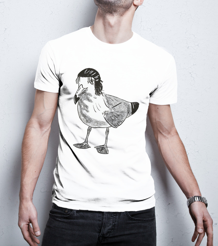 Eren Yeager Seagull Toast Guy Bird Anime Meme T-Shirt