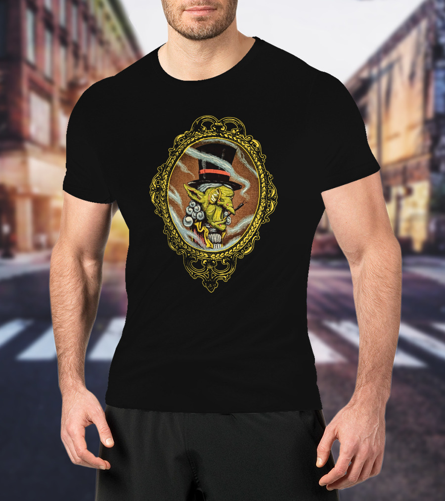 Nekrogoblikon Sophisticated Goblin Nerdmaid Pearl Vintage Cameo T-Shirt