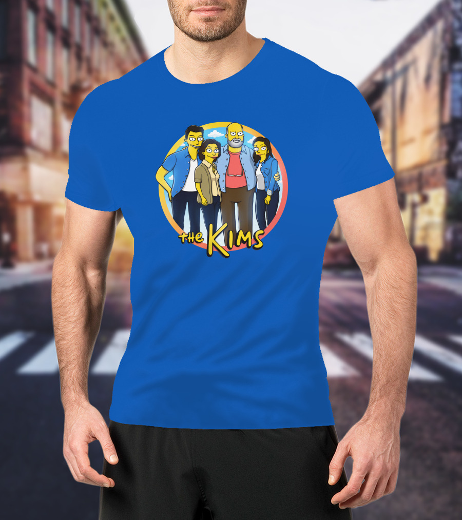 The Kims Simpsonized Parody Of Kim's Convenience Family T-Shirt