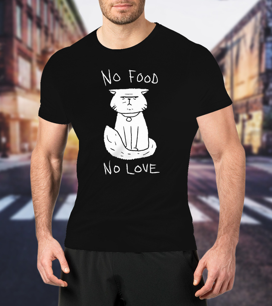 DeadByDayLightShop Meg's Cat No Food No Love T-Shirt