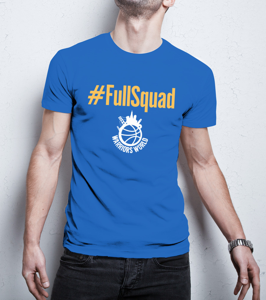 FullSquad Warriors World Basketball Skyline T-Shirt