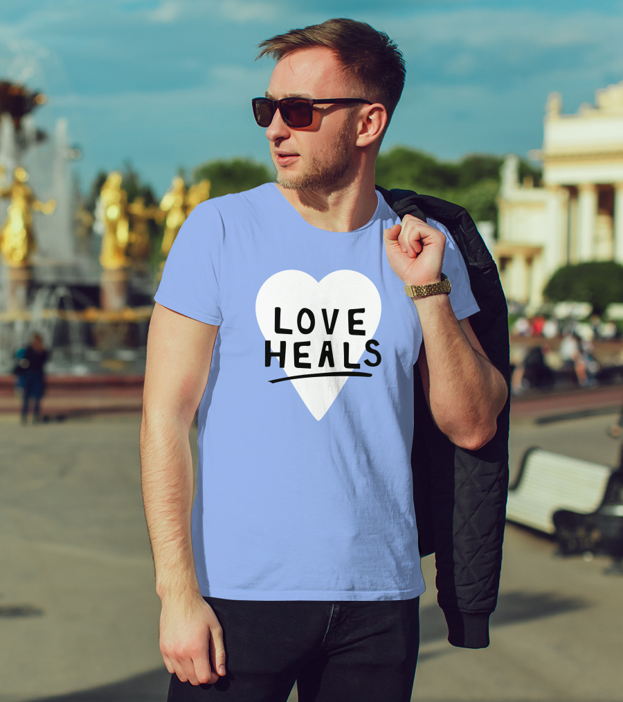 Bench Shop Love Heals Heart T-Shirt
