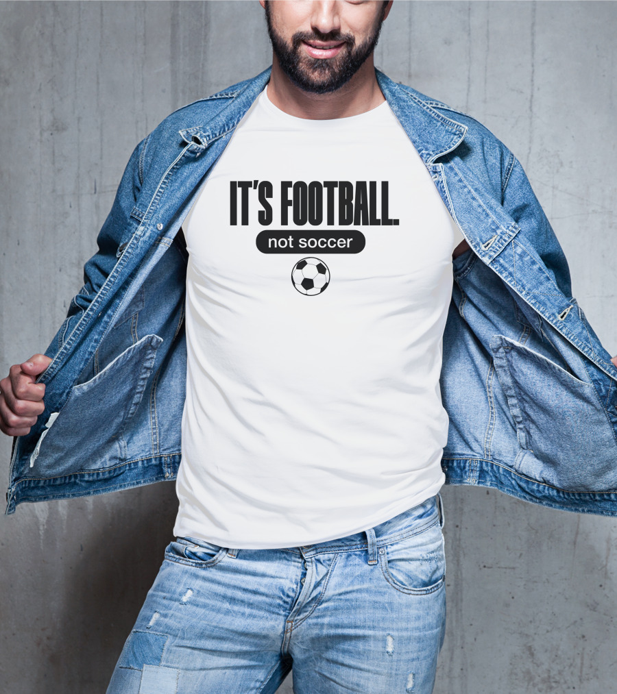It's Football Not Soccer NBA 2K Uki Soccer Ball T-Shirt