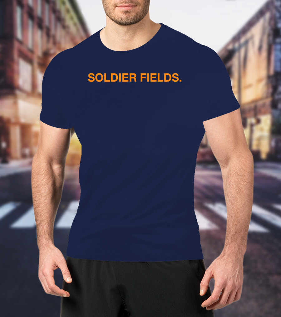 Soldier Fields Football Stadium Chicago Bears Inspiration T-Shirt