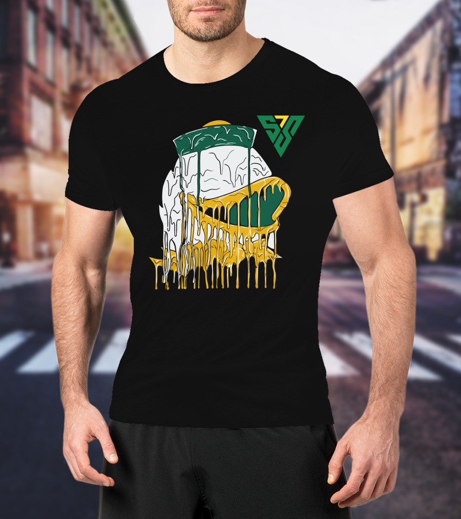 Lackavelli Shop Meltdown Drip Cheese Hat Logo 77 T-Shirt