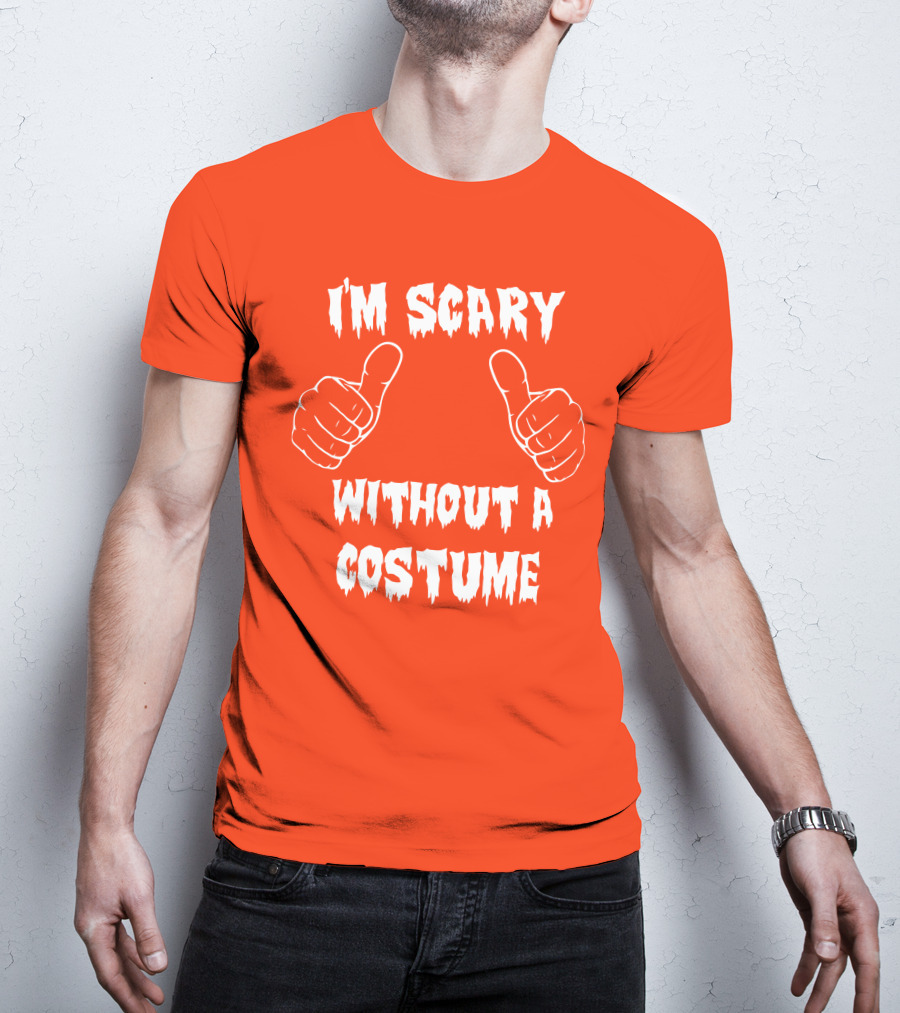 I'm Scary Without A Costume Thumbs Up Sinister Sidney T-Shirt