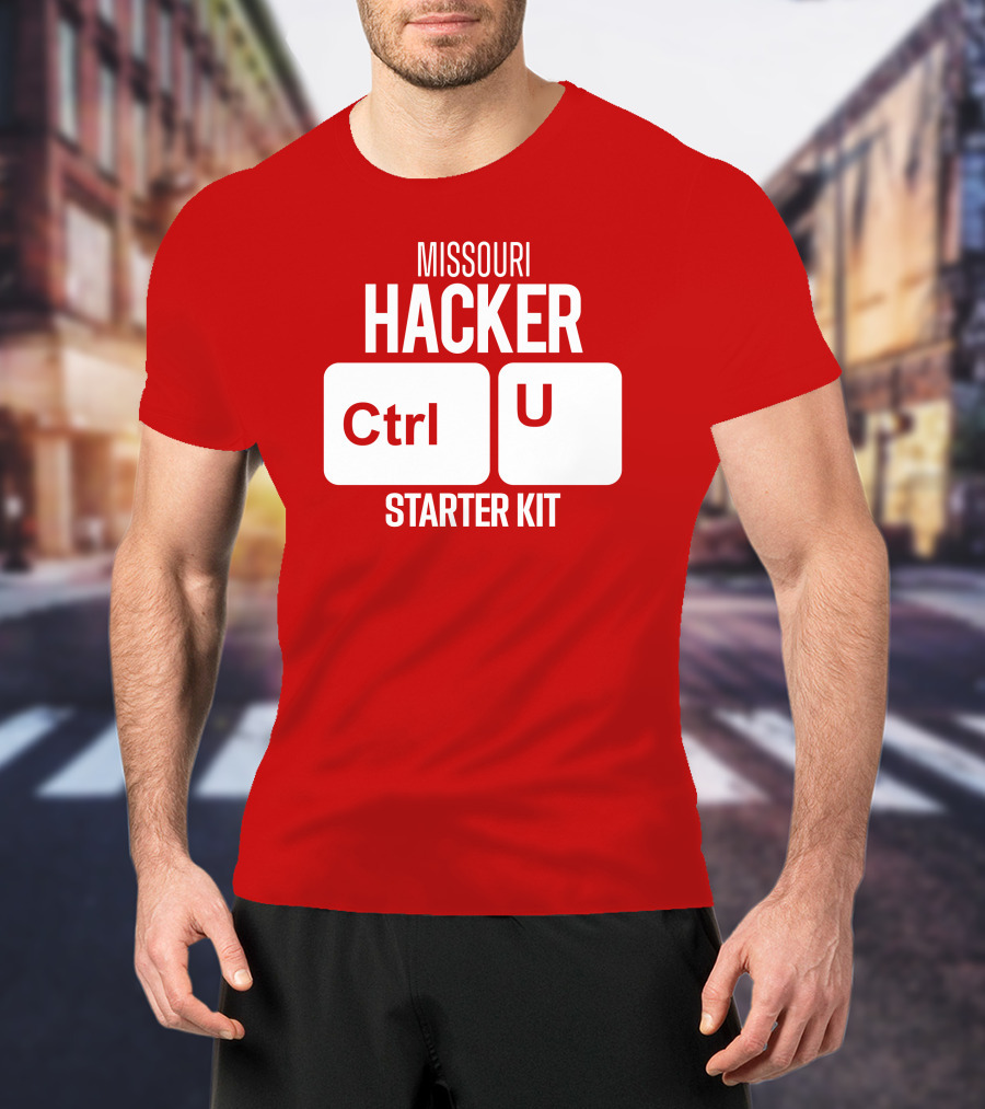 Missouri Hacker Ctrl U Starter Kit T-Shirt