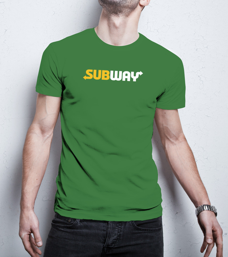 Keefler Subway Logo With Green Background T-Shirt