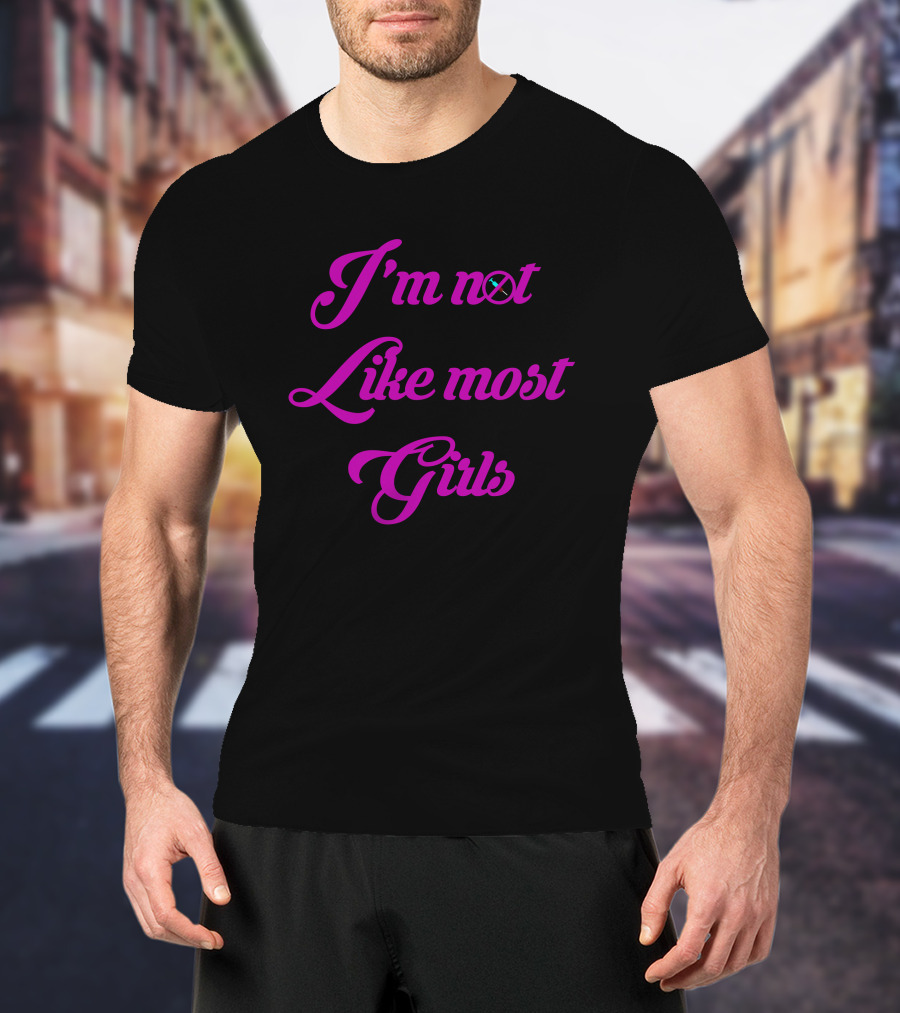 I'm Not Like Most Girls Purple T-Shirt
