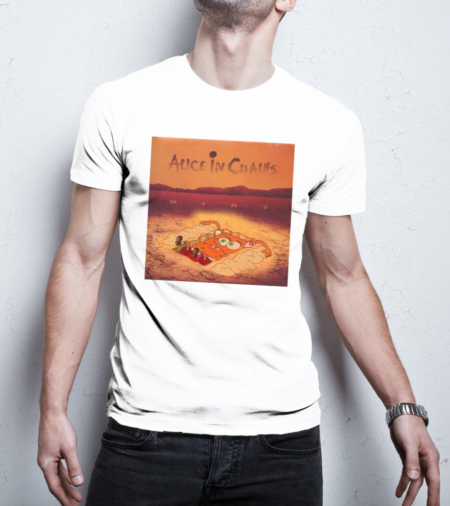 Alice In Chains Dirt Parody SpongeBob SquarePants Mocha Bigwanger12 T-Shirt