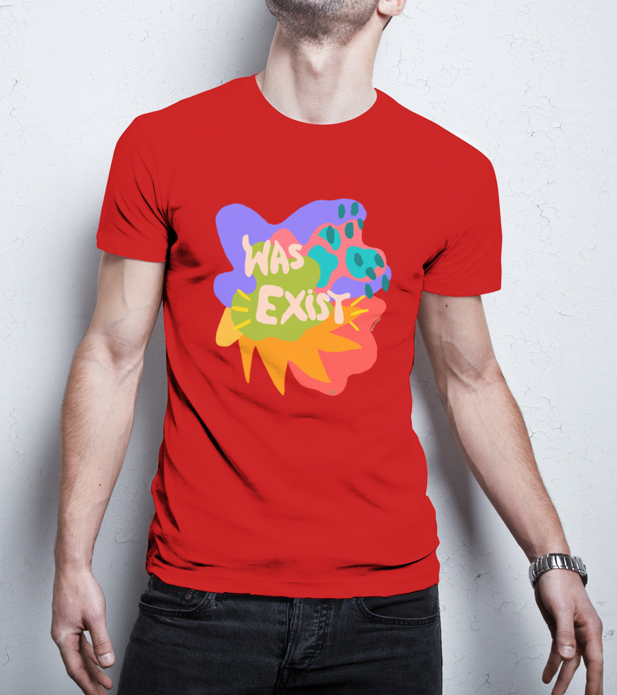 Soleoado Leȯ Was Exist Was Exist Colorful Abstract T-Shirt