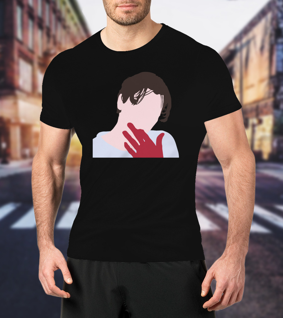 Billy Loomis Graphic Red Hand Monochrome Face T-Shirt
