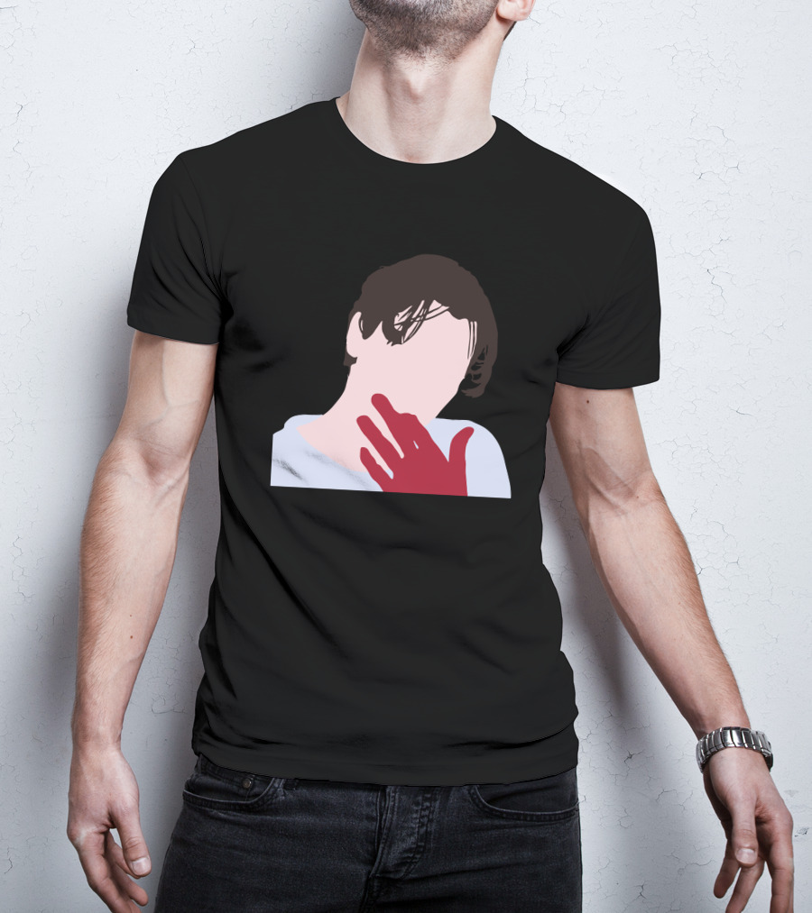 Billy Loomis Graphic Red Hand Monochrome Face T-Shirt