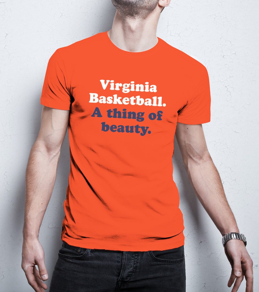 Virginia Basketball A Thing Of Beauty Orange T-Shirt