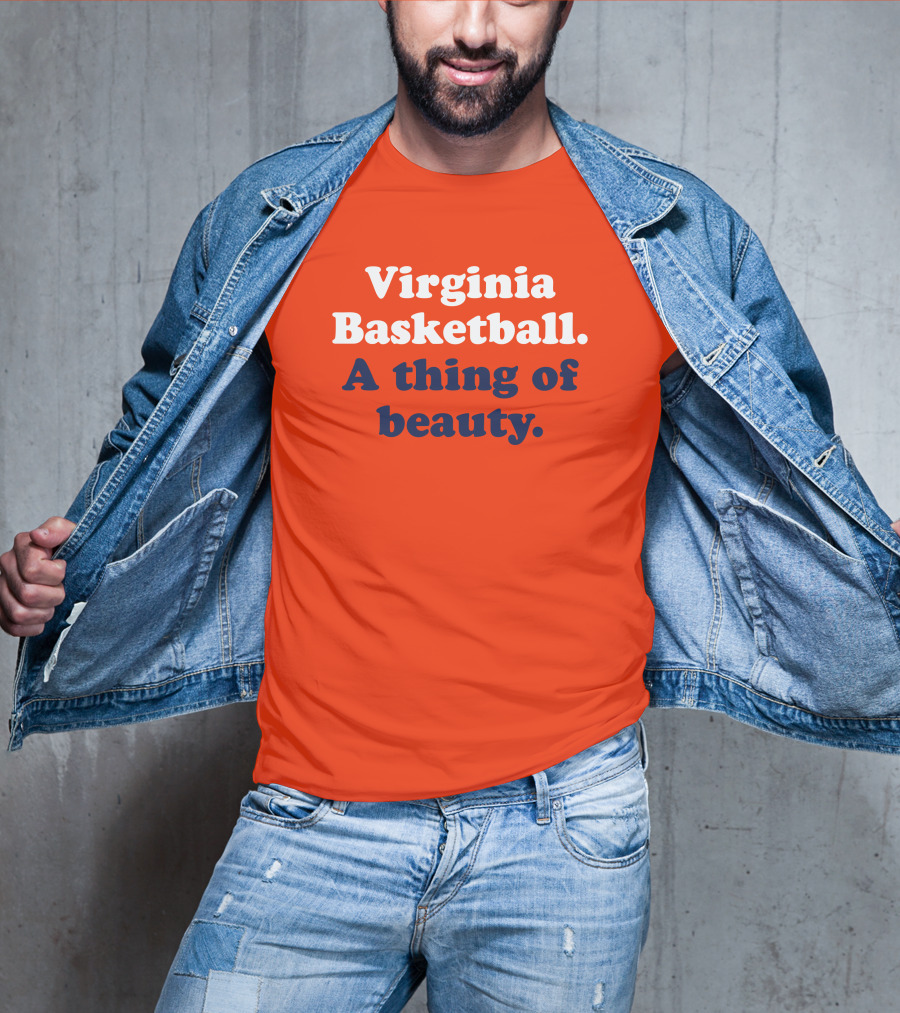 Virginia Basketball A Thing Of Beauty Orange T-Shirt