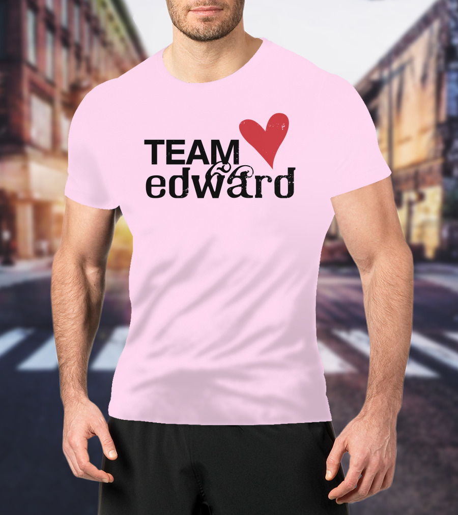 Team Edward Heart Taylor Lautner SNL T-Shirt