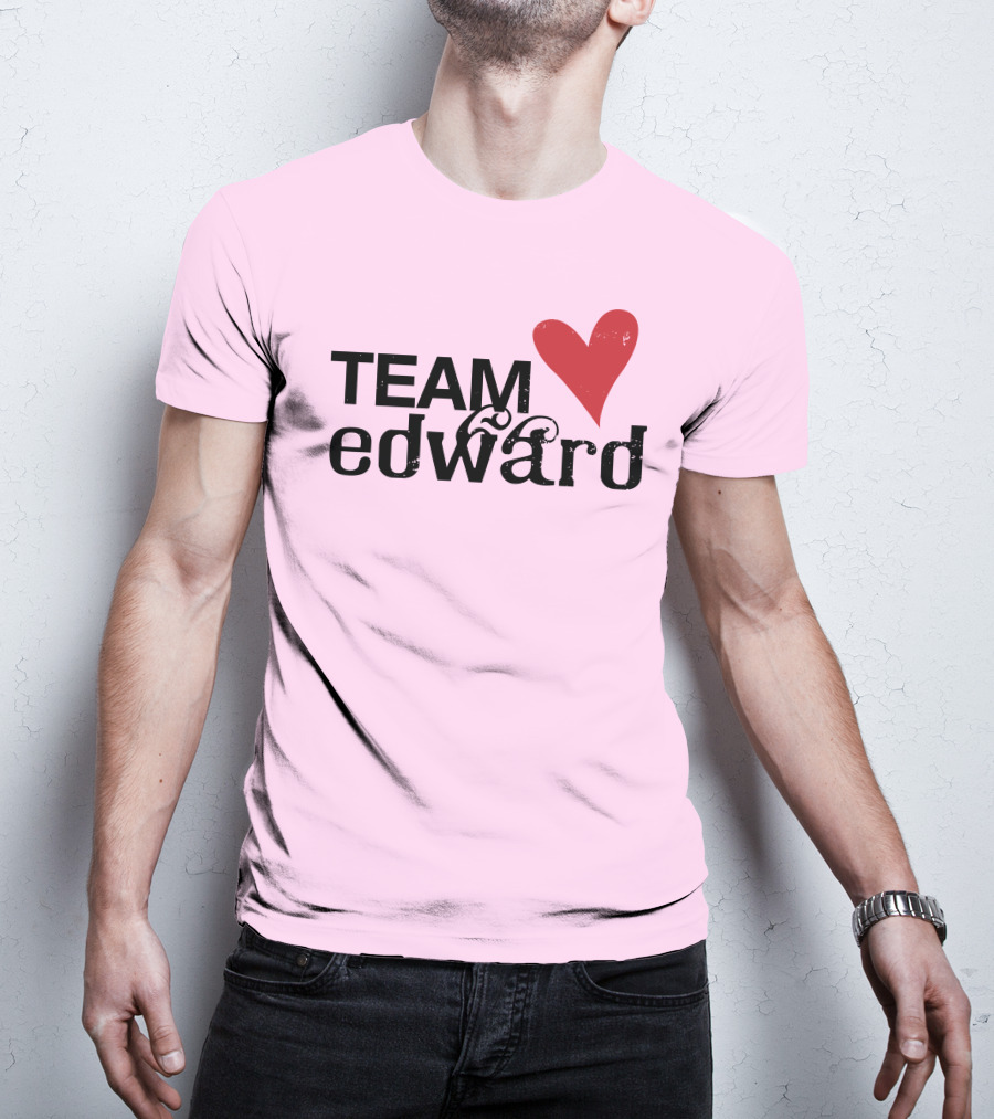 Team Edward Heart Taylor Lautner SNL T-Shirt