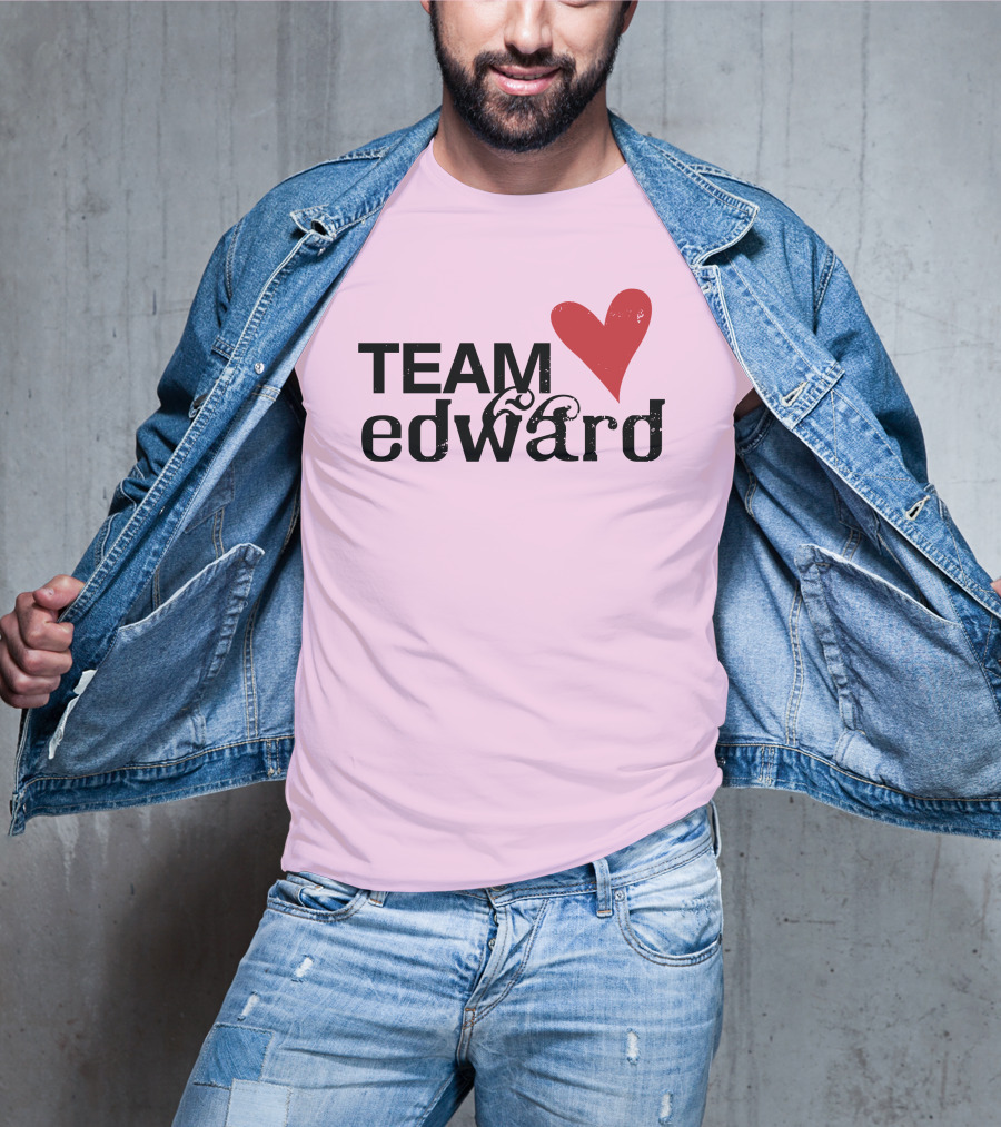 Team Edward Heart Taylor Lautner SNL T-Shirt