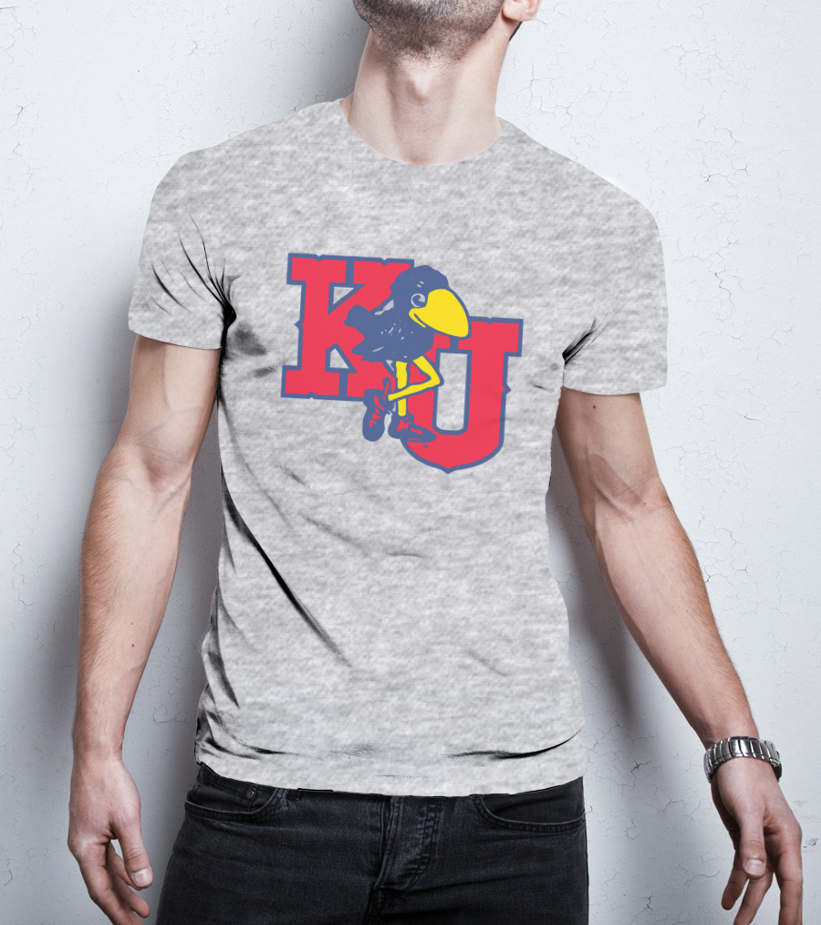 KU Homefield Vintage Long Leg Jayhawk T-Shirt