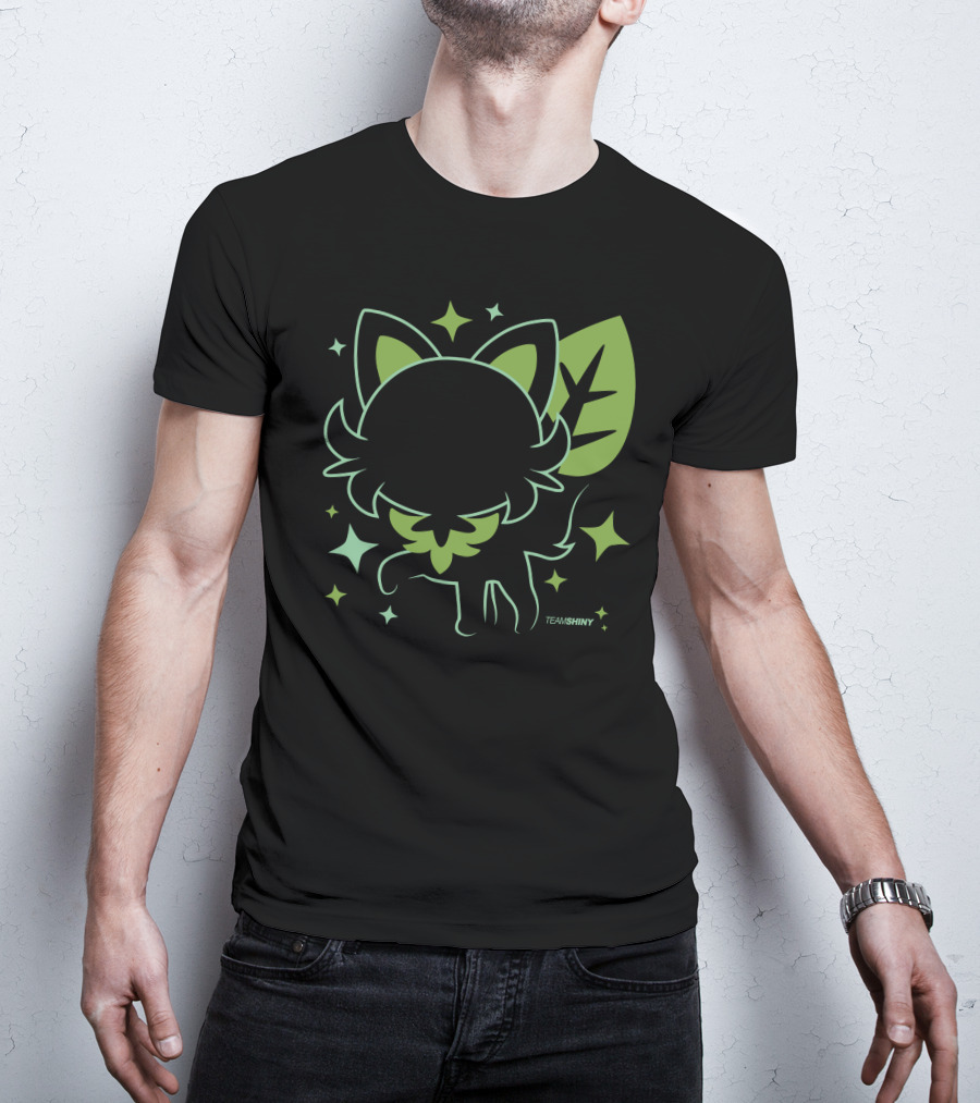 Merch Land Grass Cat Sprigatito Team Shiny Adrive Tk Leaf Stars T-Shirt