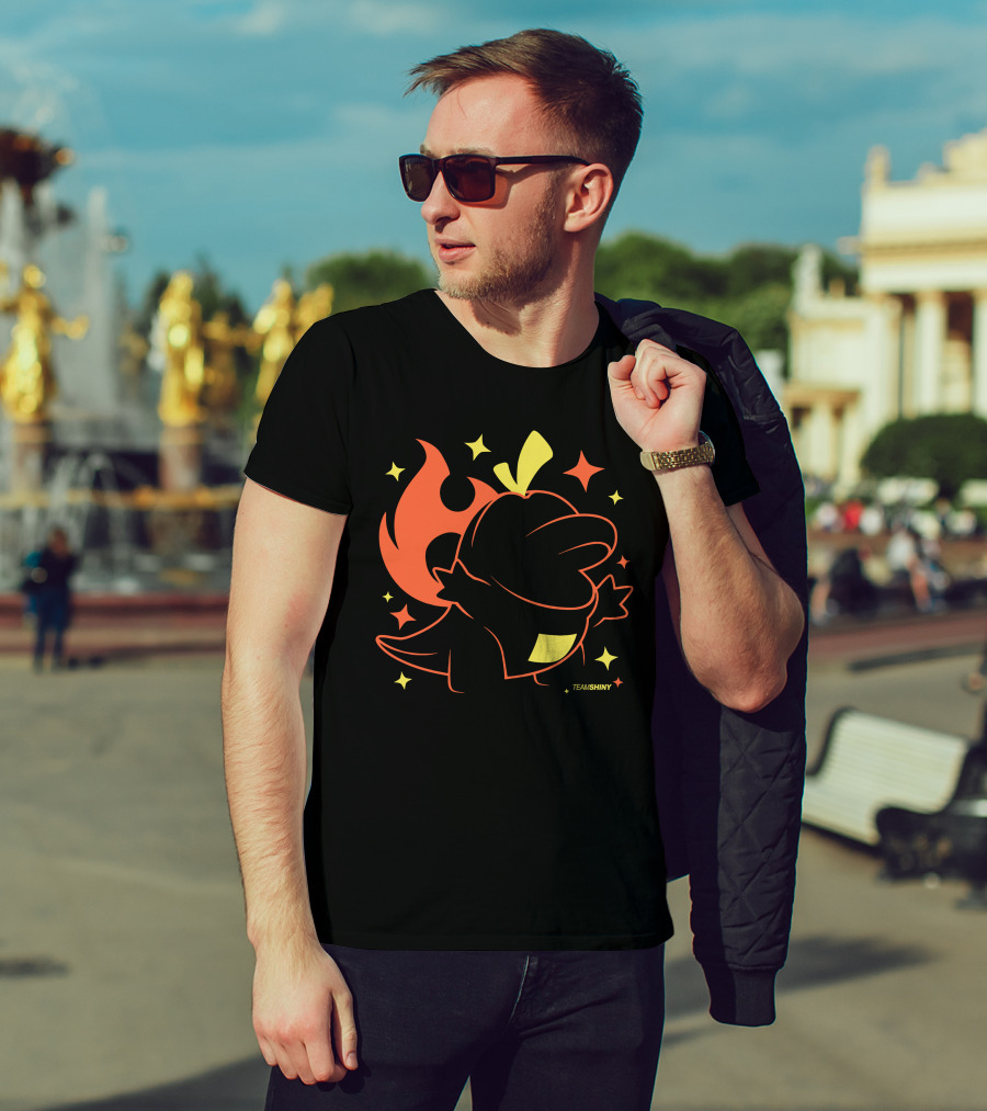 Fuecoco Team Shiny Fire Croc Merch Land Adrive Tk T-Shirt