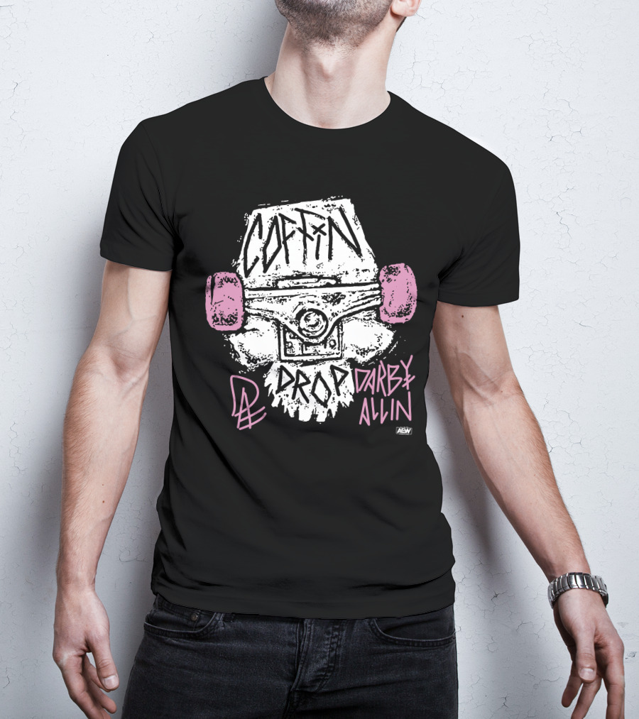 AEW Shop All Elite Wrestling Darby Allin Coffin Drop Snapped T-Shirt