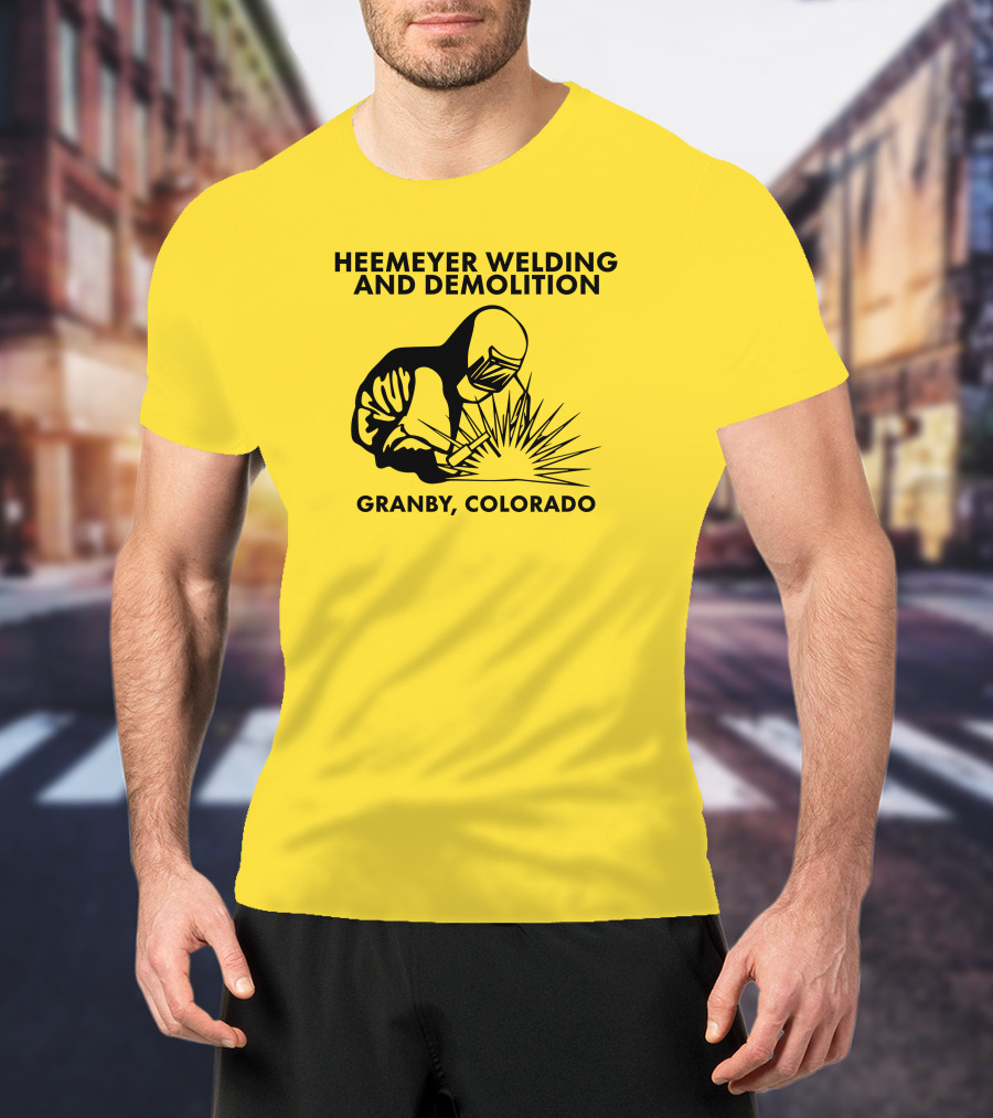 Heemeyer Welding And Demolition Granby Colorado Iconic Welder T-Shirt