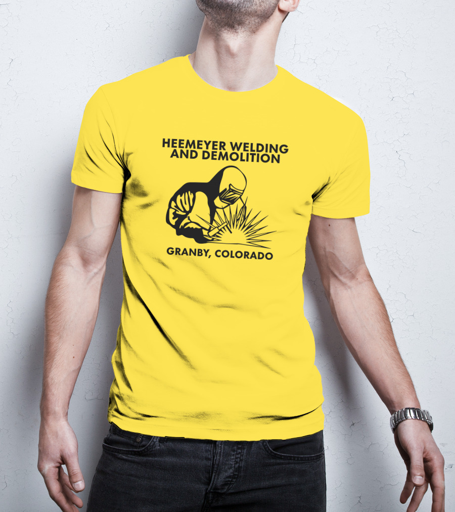 Heemeyer Welding And Demolition Granby Colorado Iconic Welder T-Shirt