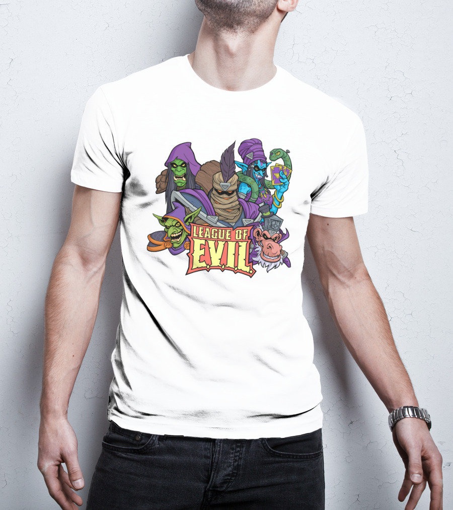 League Of Evil Fantasy Villains Assembly T-Shirt
