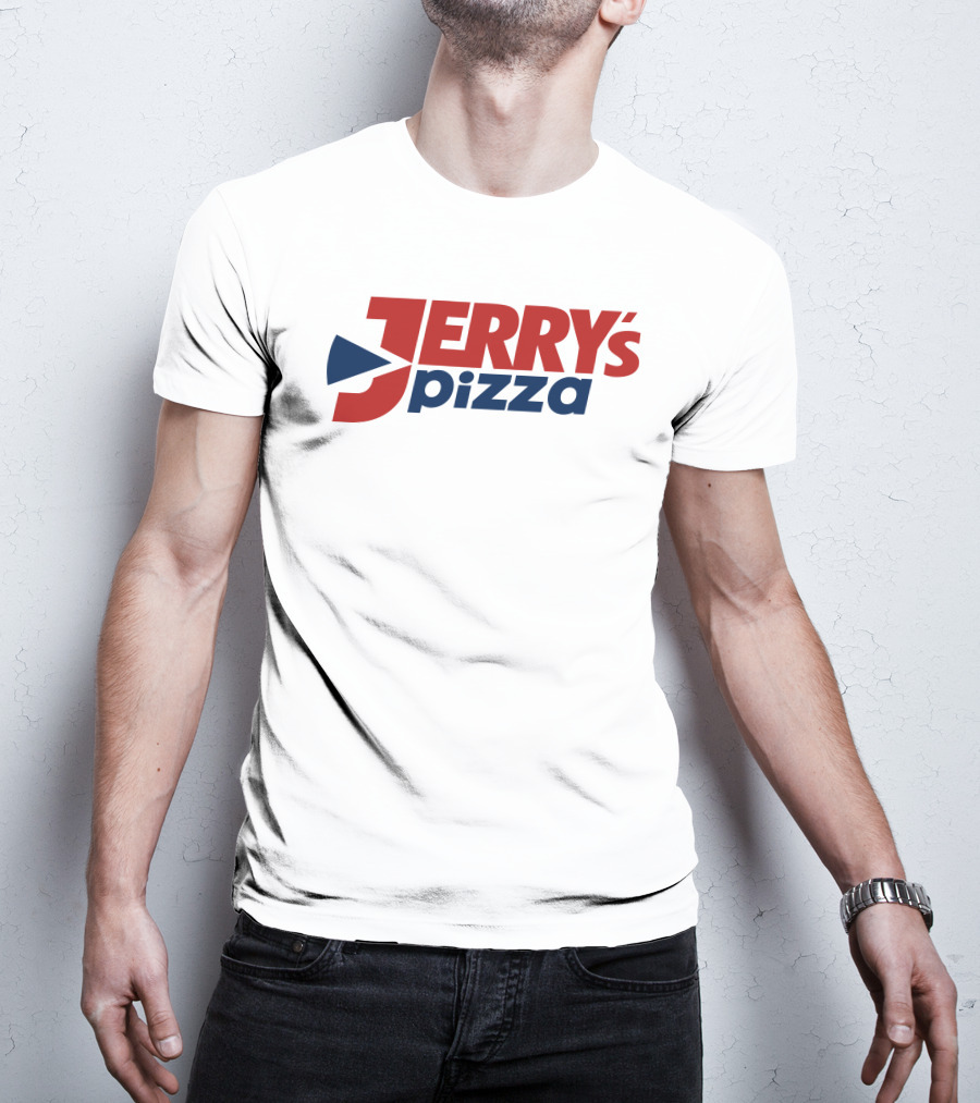 Eric D Jerrys Pizza Logo Design Jerrys Pizza T-Shirt
