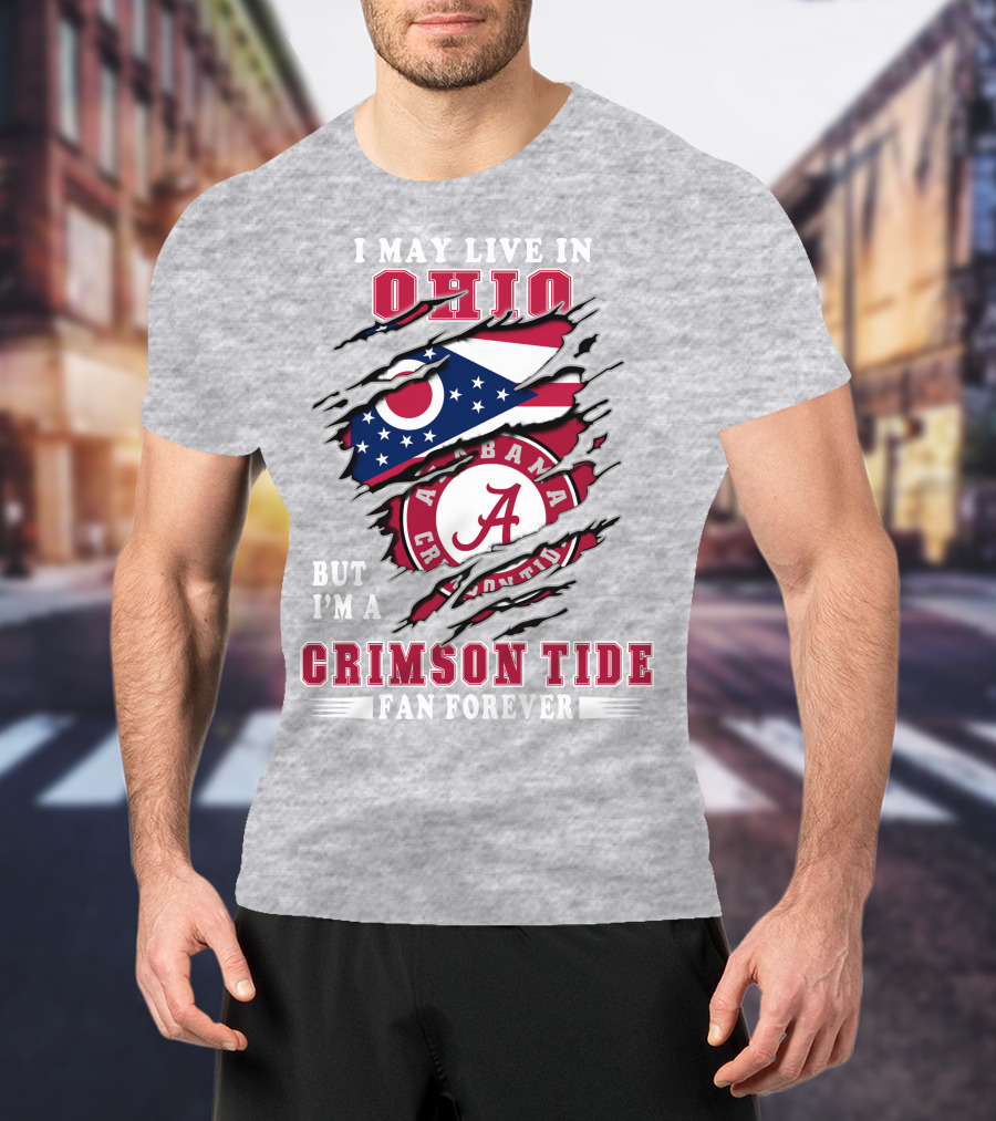 Ohio State To Alabama Crimson Tide Fan Forever T-Shirt