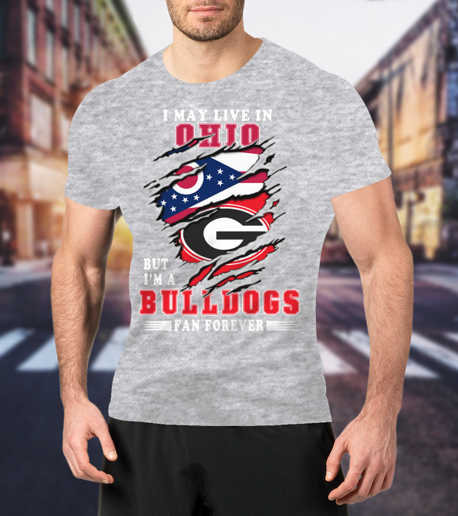 Ohio Georgia Bulldogs Fan Forever T-Shirt