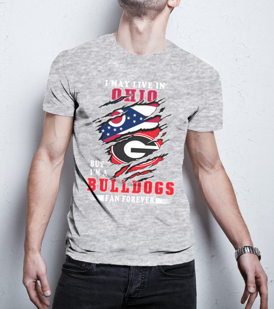 Ohio Georgia Bulldogs Fan Forever T-Shirt