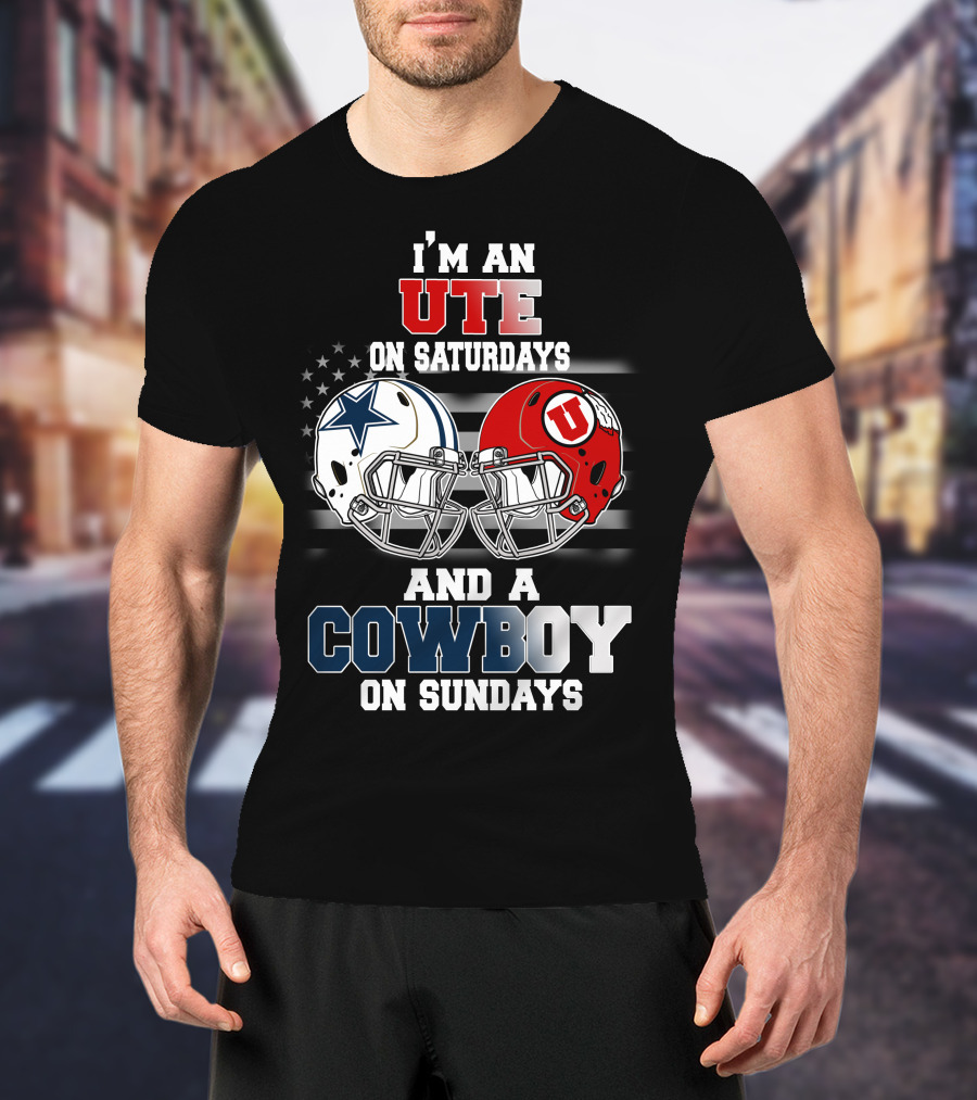 I'm An Ute On Saturdays And A Cowboy On Sundays T-Shirt