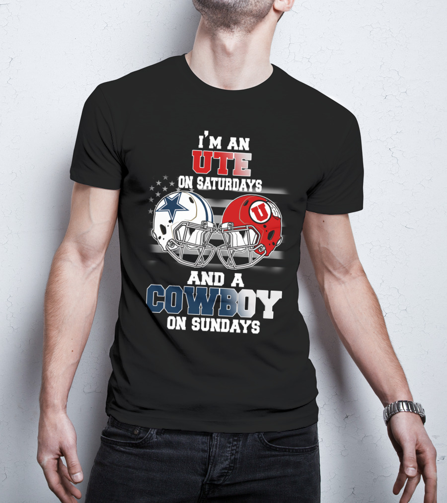 I'm An Ute On Saturdays And A Cowboy On Sundays T-Shirt