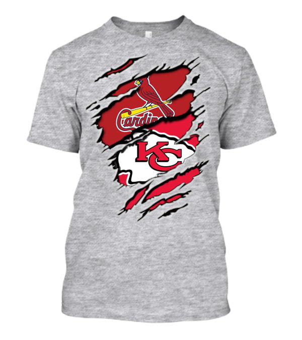 Kansas City Chiefs St. Louis Cardinals Collaboration T-Shirt